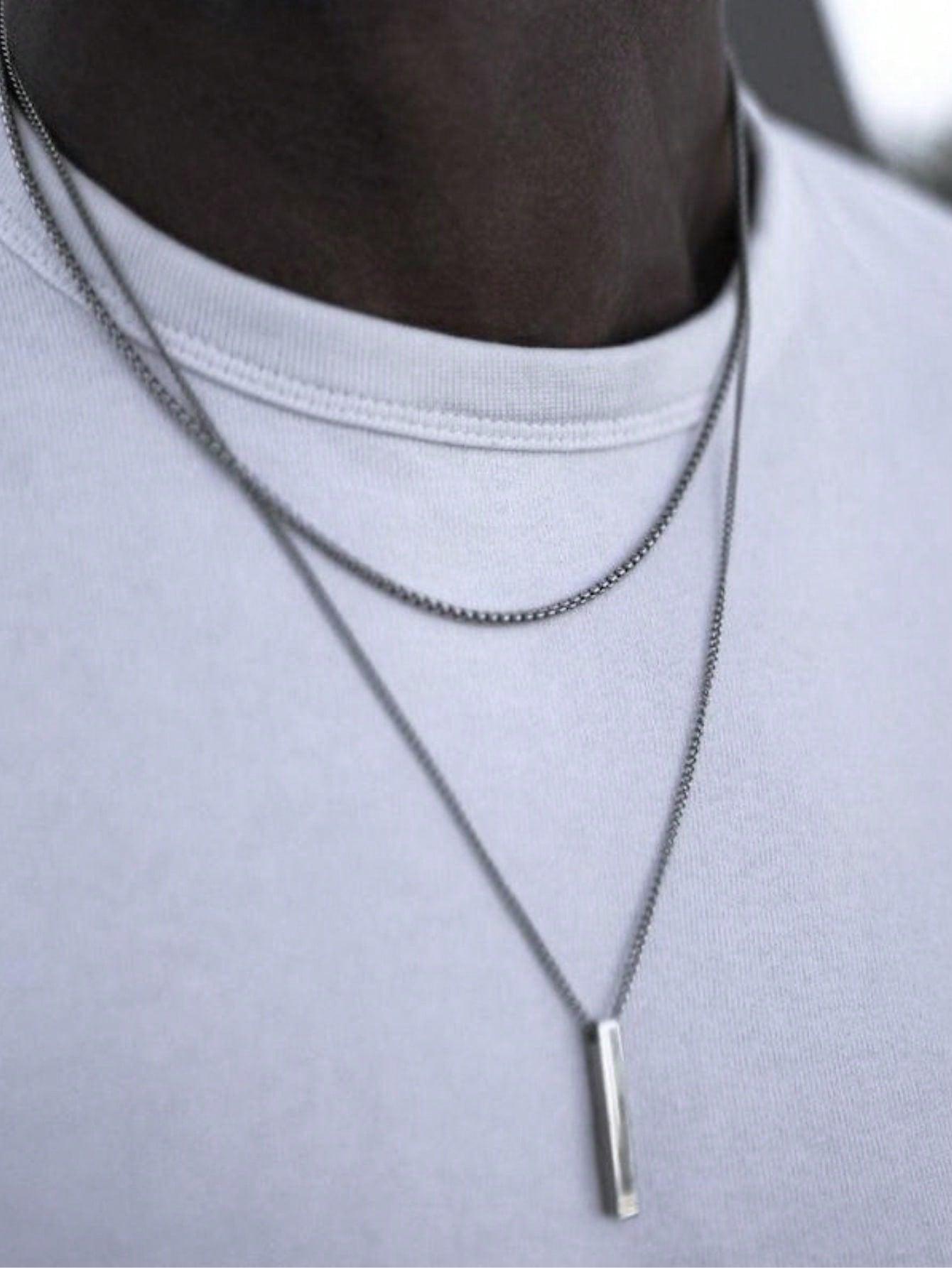 Chaîne en acier inoxydable avec pendentif - Finch