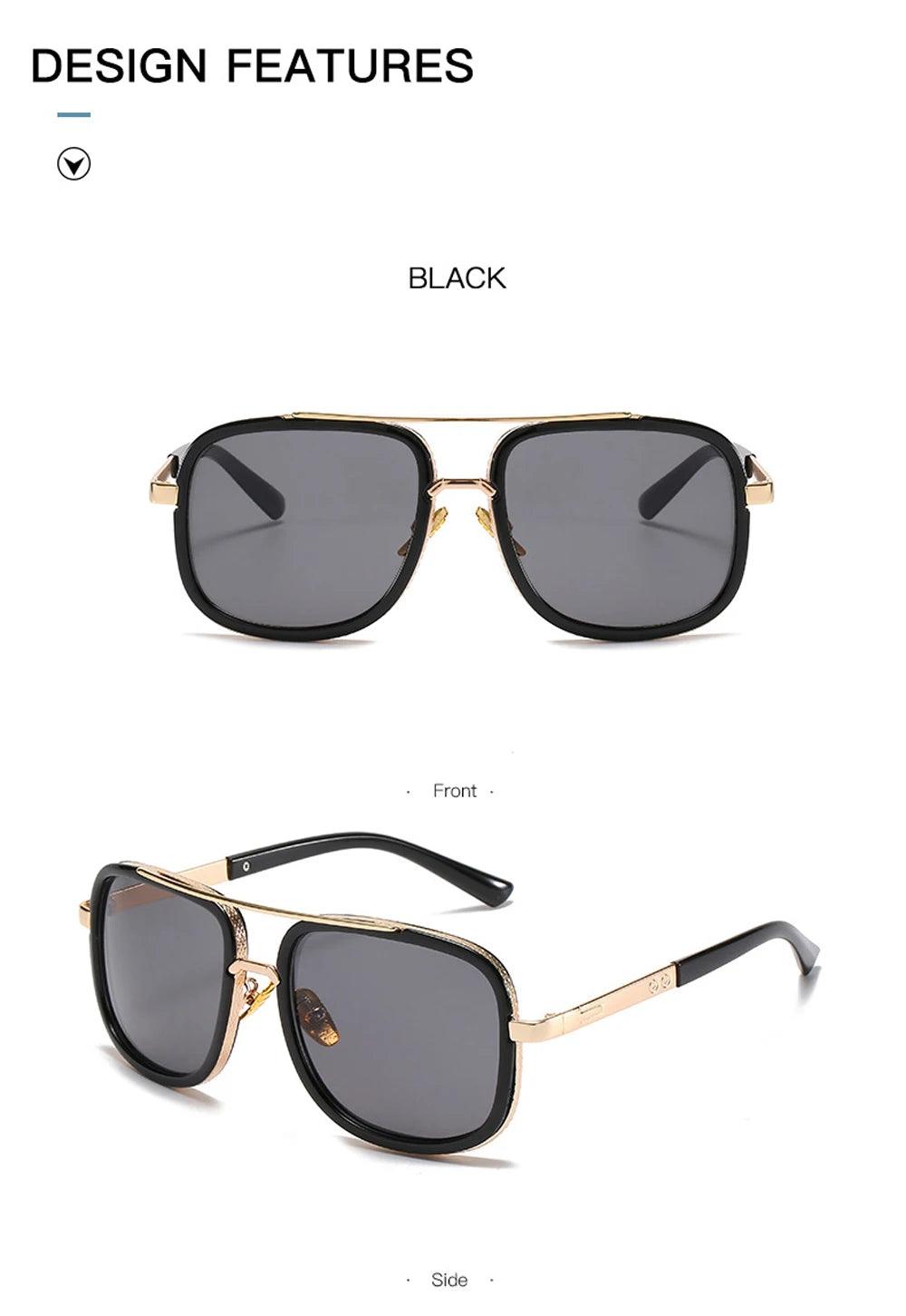 Classic Oversized Men Sunglasses Luxury Brand Women mach one Sun Glasses