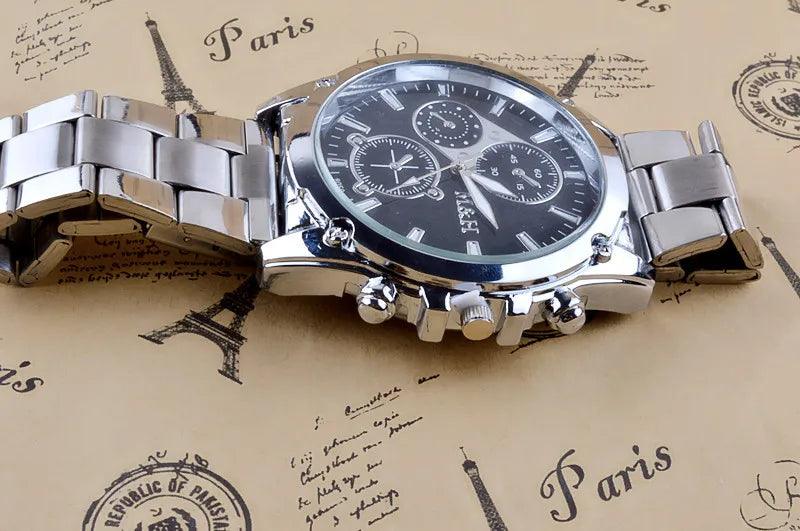 Montre en argent haut de gamme pour homme