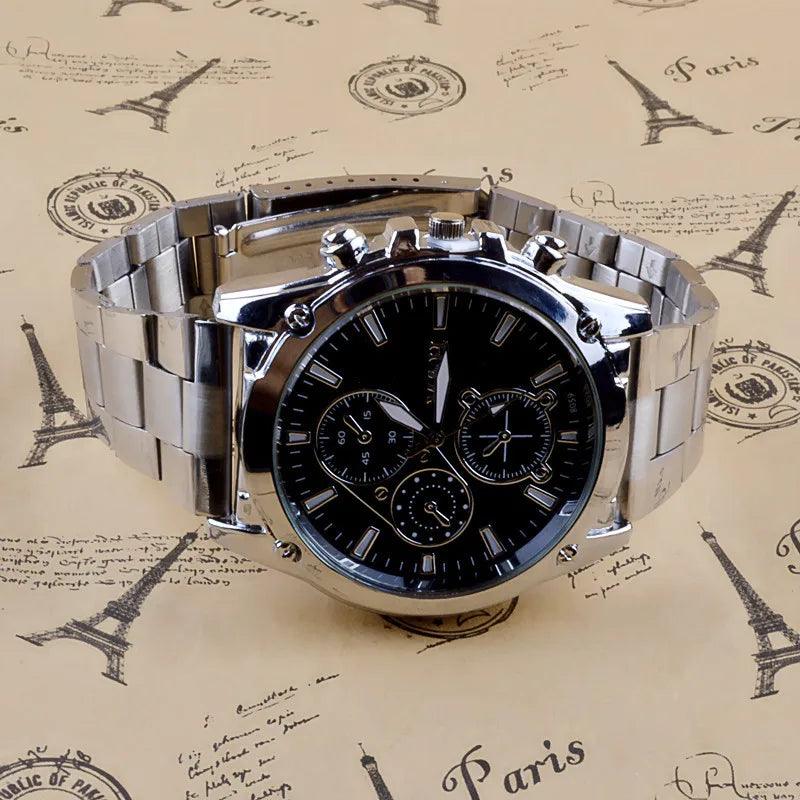 Montre en argent haut de gamme pour homme