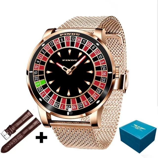 Montre-bracelet mécanique Roulette